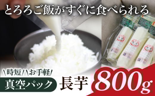 【 2025年 12月上旬より発送開始 】食べたいときにすぐ使える! 真空パック 長芋 800g 【マル庄】 / 長いも 長イモ ながいも 山芋 やまいも ヤマイモ 芋 いも イモ 春野菜 秋野菜 生野菜 カッ