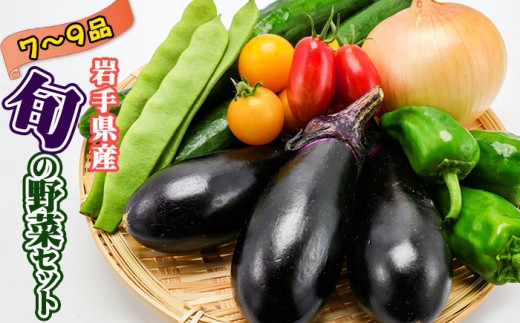 岩手県産 野菜セット 7品 〜 9品 / 野菜 やさい 詰め合わせ 詰合せ 詰合わせ 旬 新鮮 国産 季節 季節野菜 おまかせ 春野菜 夏野菜 秋野菜 山菜 葉野菜 葉物 根菜 果菜 冷蔵 冷蔵発送 家庭用 自