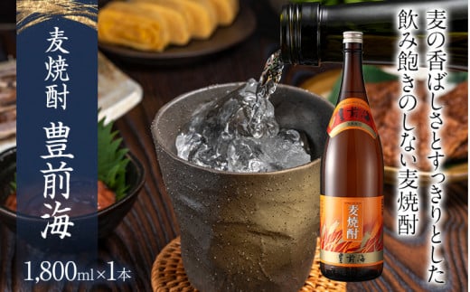 麦焼酎 豊前海 1800ml 一升瓶 日本酒 地酒 清酒 お酒 晩酌 酒造 年末年始 お取り寄せ福岡県みやこ町13000酒・アルコール焼酎