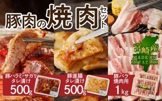 豚肉の焼肉セット N061-YB439宮崎県延岡市24000肉豚肉