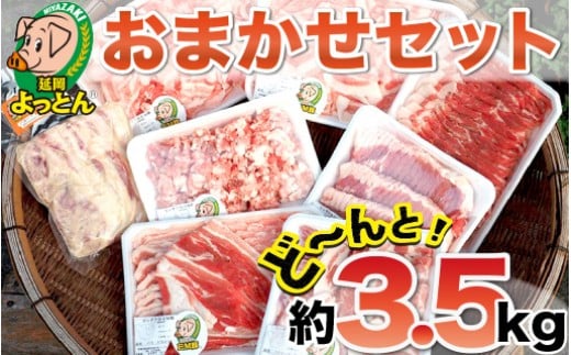 延岡よっとん おまかせセット N003-YD0248宮崎県延岡市57000肉豚肉