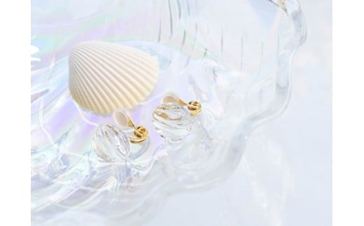 iriser(イリゼ)オフショア イヤリング | ガラス アクセサリー 手作り レディース シンプル かわいい オシャレ プレゼント ギフト 贈り物 母の日福島県南相馬市30000衣類・装飾品・工芸品ア