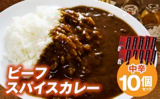 ビーフスパイスカレー10個セット T07405福岡県上毛町31000鍋セット・総菜・加工食品総菜