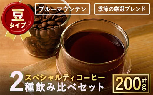 <豆>希少コーヒー豆飲み比べ2種類(100g×2種)【m33-02-A】【TWENTY EIGHT 合同会社】大阪府箕面市16000お茶・飲料コーヒー・紅茶