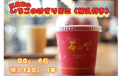 苺の里 いちごのけずりミニ6個埼玉県毛呂山町12000菓子・スイーツアイス・ジェラート