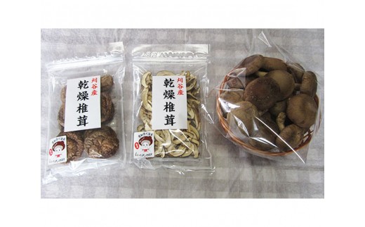 No.062 おがっしい【刈谷市小垣江産】生椎茸・乾燥椎茸セット 計約560g / しいたけ シイタケ 乾物 肉厚 愛知県 特産品愛知県刈谷市10000野菜・きのこきのこ
