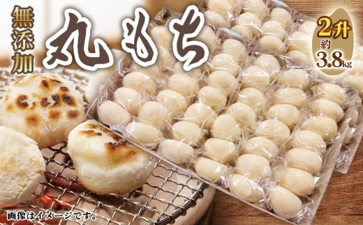 No.519 丸もち2升 / モチ 餅 おもち 丸餅 国産 佐賀県産 ヒヨクモチ 無添加 個包装 愛知県愛知県刈谷市25000米・パン玄米・雑穀米・もち米・餅