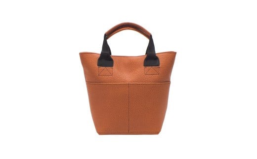 ミニトートバッグ/ ブラウン M075広島県広島市88000衣類・装飾品・工芸品鞄・バッグ