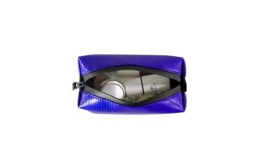 ポーチ/ブルー M005T広島県広島市22000衣類・装飾品・工芸品その他 装飾品・工芸品