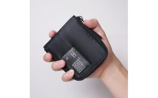 折財布 / MA-1 ブラック F023広島県広島市74000衣類・装飾品・工芸品財布