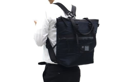 トートバッグ(4WAY)MA-1 /ブラック F002広島県広島市173000衣類・装飾品・工芸品鞄・バッグ