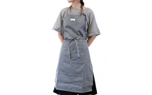 11-7 播州織エプロン(1着)ストライプ兵庫県西脇市11000衣類・装飾品・工芸品その他 装飾品・工芸品