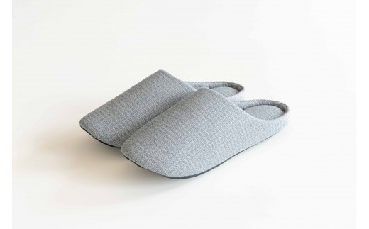 播州織 スリッパ 「Slippers Bird Belly 」Bird Belly gray(グレー) ・Lサイズ(17-40)兵庫県西脇市17000衣類・装飾品・工芸品その他 装飾品・工芸品