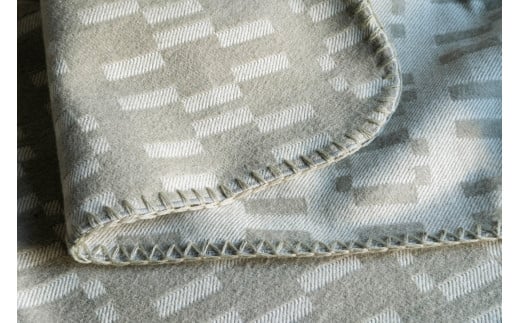 播州織 ブランケット「Organic Colored Cotton Blanket 」 (グレー) (110-19)兵庫県西脇市110000雑貨・日用品寝具・タオル