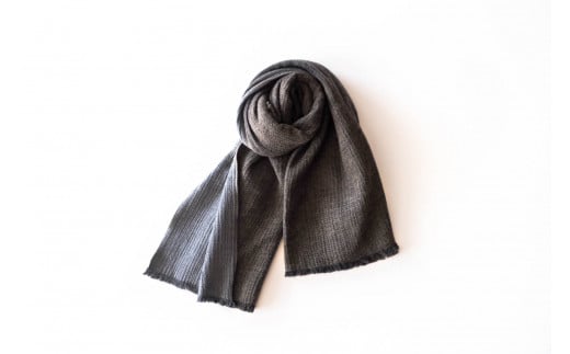 【播州織】Cotton Wool W- Face Muffler Brown×gray(ブラウン)(81-15)兵庫県西脇市81000衣類・装飾品・工芸品その他 装飾品・工芸品