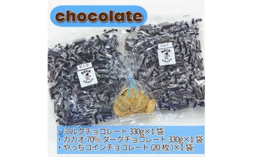 <工場直送>ダーク&ミルクチョコとコインチョコセット BP-1【1531274】千葉県八千代市8000菓子・スイーツその他 洋菓子