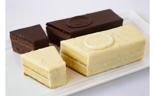 世界が認める東京・八王子メゾンドゥースの本格チョコレートケーキ 2本セット(スイート&ブラン) | ケーキ 詰め合わせ チョコ スイーツ デザート 贈答用  東京 八王子東京都八王子市20000