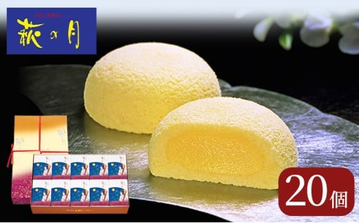 萩の月 20個入り 仙台銘菓 定番 お土産 菓匠三全 和菓子 洋菓子 和洋菓子 お菓子 生菓子 銘菓 ギフト 宮城宮城県大河原町20000菓子・スイーツその他 和菓子