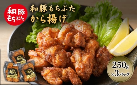 和豚 もちぶた から揚げ 3パック 約250g×3 豚肉 ポーク 肉 豚 国産 宮城県産 温めるだけ 簡単 レトルト アウトドア 包装 食卓 ご飯 小分け 時短宮城県大河原町5000肉鶏肉