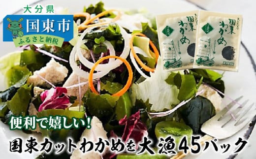 便利で嬉しい!国東カットわかめを大漁45パック_0005N大分県国東市10000魚介・海産物のり・海藻