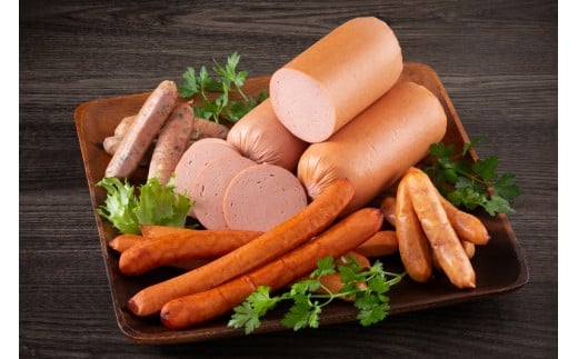 これ位が丁度良い!腹八分ソーセージ&ウインナー1.38kg盛り_0035N大分県国東市12000肉加工肉(ハム・ソーセージ等)