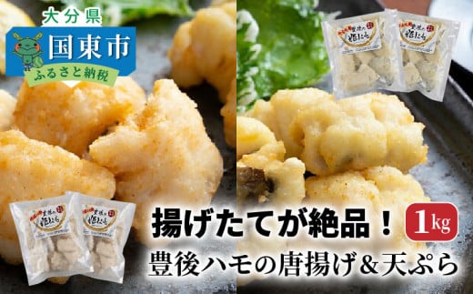 揚げたてが絶品!豊後ハモの唐揚げ&天ぷら/1kg_0274N大分県国東市17000魚介・海産物うなぎ
