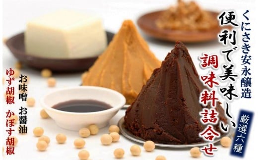 安永醸造/便利で美味しい調味料詰合せ_1170R大分県国東市11000調味料・油味噌