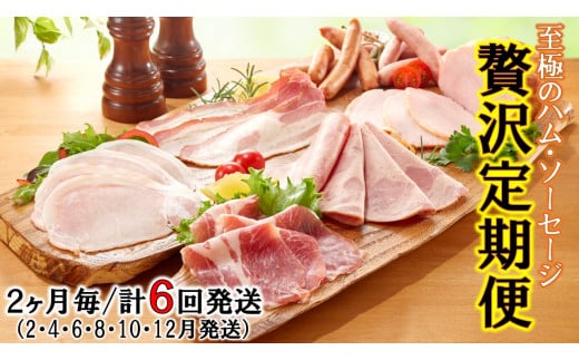 偶数月にお届け!至極のハム・ソーセージ定期便/計6回発送_2154R大分県国東市116000肉加工肉(ハム・ソーセージ等)