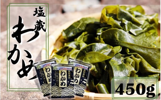 天然!だから肉厚。塩蔵わかめ450g(150g×3P)_2215R大分県国東市8000魚介・海産物のり・海藻