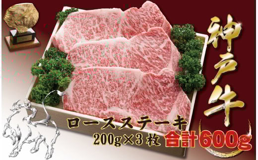 神戸牛(神戸ビーフ) サーロインステーキ(ロース)600g兵庫県宝塚市50000肉牛肉