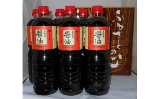 丸大豆仕込み醤油(1L×6本)埼玉県熊谷市15000調味料・油醤油