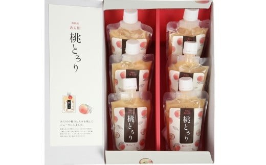 M091 桃とろりギフト和歌山県13000お茶・飲料果汁・野菜飲料