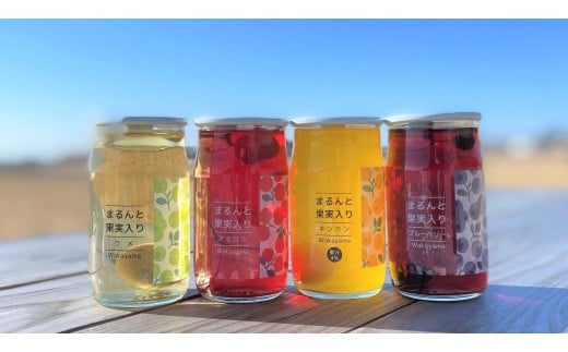 M282 まるんと果実入りドリンクセット20本セット和歌山県20000お茶・飲料果汁・野菜飲料