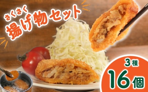 揚げ物セット 計16個 メンチカツ8個 チキンカツ4個 ミニとんかつ4個 メンチカツ メンチ とんかつ カツ チキンカツ チキン 揚げ物 フライ セット 惣菜 朝食 昼食 夕食 豚肉 鶏肉 牛肉 肉 おかず
