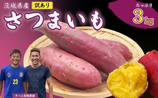 【先行予約】【訳あり】さつまいも 3kg|いも スイーツ 野菜 ダイエット 小分け 国産 茨城県産 さつまいも サツマイモ お芋 おやつ 干し芋 焼き芋 紅はるか シルクスイート ねっとり 甘い 完