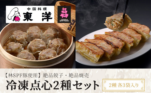 KR007 冷凍点心2種セット(【林SPF豚使用】絶品餃子・絶品焼売) 2種各3袋入り ふるさと納税 餃子 シュウマイ 中華 飲茶 おかず おつまみ 本格 冷凍 千葉 木更津 千葉県木更津市18000肉その他 肉