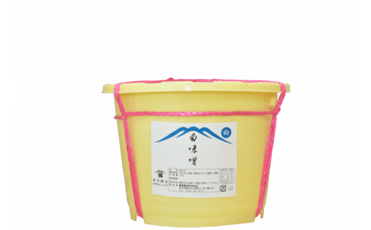 fc-33-005 藤勇醸造 樽入り白味噌岩手県釜石市13500調味料・油味噌