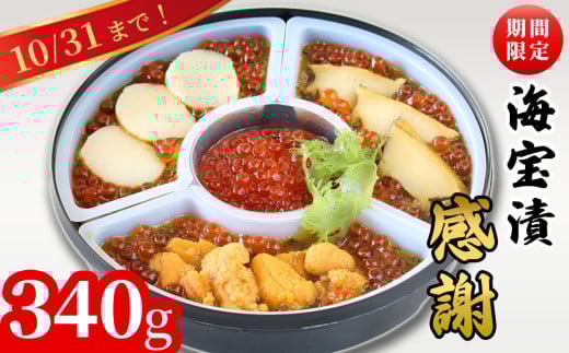 fc-25-010 【期間限定】 海宝漬 感謝 340g 中村家 <出荷時期:令和7年2月頃〜11月上旬頃>岩手県釜石市14000魚介・海産物いくら