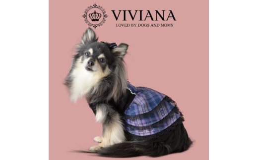 ドッグウェア「VIVIANA」1stAnniversaryドレス(Purple)|犬服 犬用 犬用ワンピース 犬用ドレス サイズ展開神奈川県秦野市39000衣類・装飾品・工芸品その他 装飾品・工芸品