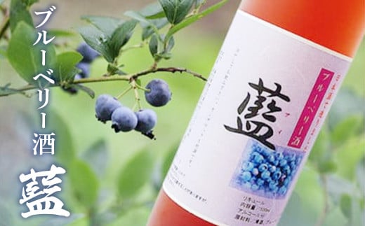 ブルーベリー酒【藍】 日本酒 カクテル ブルーベリー 鳥取県 倉吉市 スッキリ 甘い アルコール 生絞り 清涼飲料 炭酸 冷水 フルーティー鳥取県倉吉市16000酒・アルコール日本酒