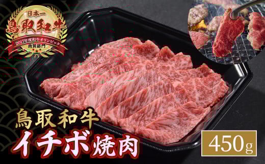毎月限定10個! 鳥取和牛 イチボ (450g) 牛肉 希少 イチボ 焼肉 焼き肉 冷凍 国産牛 和牛 黒毛和牛 鳥取県 倉吉市 KR1250鳥取県倉吉市25000肉牛肉