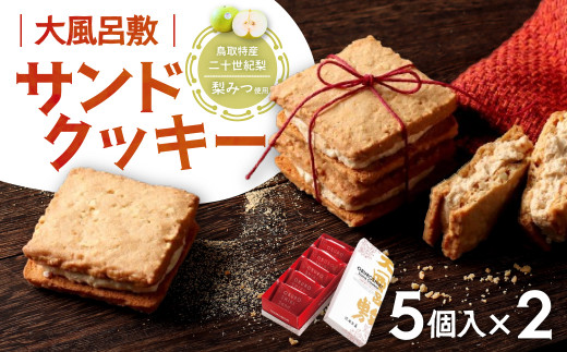 宝製菓 大風呂敷サンドクッキー お菓子 焼菓子 クッキー きな粉 クリーム 梨みつ お土産 手土産 おやつ 鳥取県 倉吉市鳥取県倉吉市8000菓子・スイーツ焼き菓子