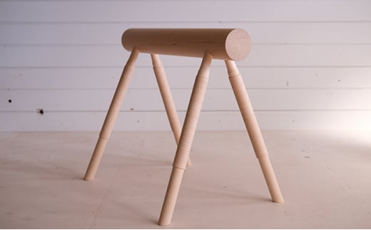木工yamagen Pillar stool【スツール 椅子 無垢 木 御柱祭】長野県富士見町340000衣類・装飾品・工芸品その他 装飾品・工芸品