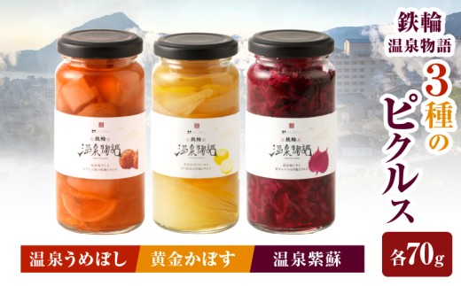 鉄輪温泉物語 3種のピクルス大分県別府市10000鍋セット・総菜・加工食品その他 鍋セット・総菜・加工食品