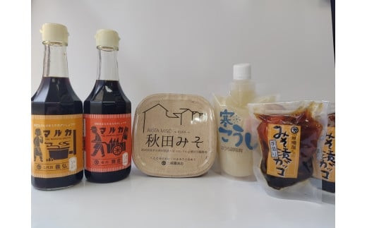 マルカ 調味料&みそ漬セット秋田県潟上市15000調味料・油醤油