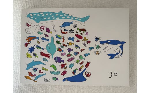 絵画『ジョーズだぁ』大サイズ岐阜県大垣市315000衣類・装飾品・工芸品その他 装飾品・工芸品