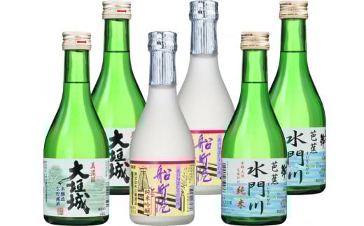 水都おおがき 地酒のみくらべ 300ml×6本セット岐阜県大垣市14000酒・アルコール日本酒