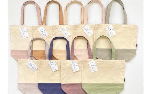 【のこり染】トートバッグ大 ブルーベリー岐阜県大垣市14000衣類・装飾品・工芸品鞄・バッグ