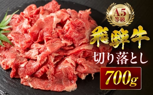 【6回定期便】飛騨牛 A5 切り落とし 700g 訳あり ご自宅用 不揃い 小間切れ 焼肉 BBQ 牛肉 肉 黒毛和牛 国産 最上級 厳選 ブランド牛 お取り寄せ 高級 冷凍 プレゼント ギフト お祝い 記念 中部