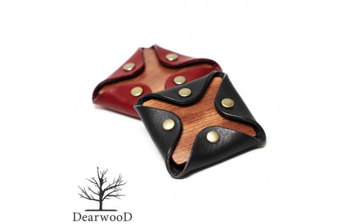DearwooD Coin Case(ブラック)岐阜県20000衣類・装飾品・工芸品財布